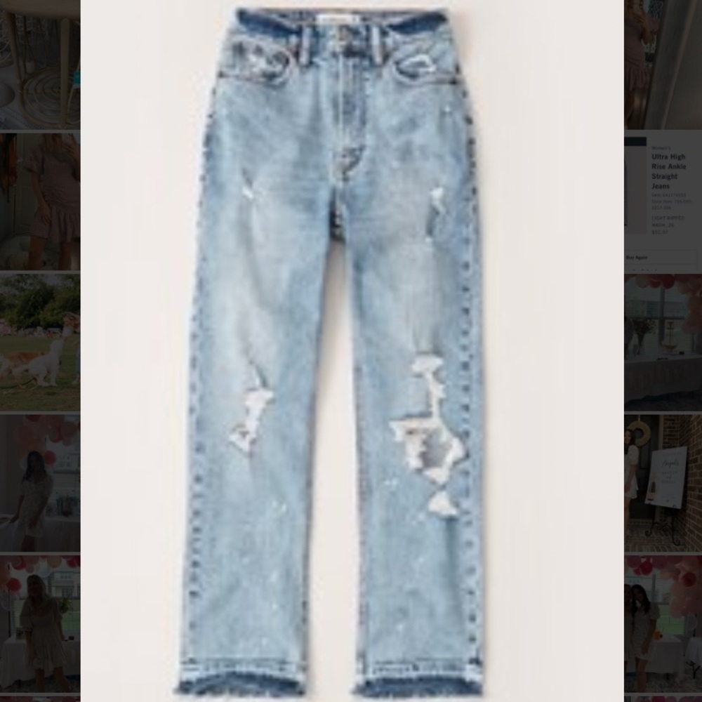 Straight jeans